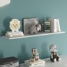 Prateleira Flutuante de Quarto Infantil Kit 2 Suporte Invisível 91cm Yara Branco - Lumil Lumil Móvei - 2