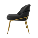 Ver imagem 5 de Cadeira Poltrona Decorativa Nuvem Premium Orgânico:courino Sintético Preto