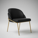Ver imagem 4 de Cadeira Poltrona Decorativa Nuvem Premium Orgânico:courino Sintético Preto