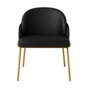 Ver imagem 6 de Cadeira Poltrona Decorativa Nuvem Premium Orgânico:courino Sintético Preto