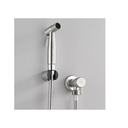 Ver imagem 2 de Ducha Higiênica 1/4 Volta Luxo Prata Gatilho Inoxidável 304 - Brinovar