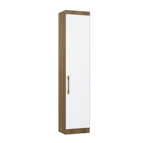 Guarda Roupa Dormitório Modulado Paris Módulo Sapateira 50 cm - Luciane 335:Avelã e Branco