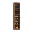 Ver imagem 2 de Guarda Roupa Dormitório Modulado Paris Módulo Sapateira 50 cm - Luciane 335:Avelã e Branco