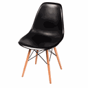 Ver imagem 1 de Kit 8 Cadeiras Eames Eifell 130pp Cor:preto Preto