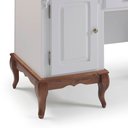Ver imagem 4 de Escrivaninha de Madeira Hannover com 2 Portas e 2 Gavetas com Tampo Estendido 60813te