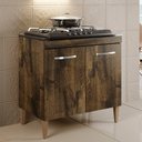 Ver imagem 2 de Balcão Cooktop 5 Bocas Sevilha Ypê - Kaiki Móveis