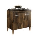 Ver imagem 1 de Balcão Cooktop 5 Bocas Sevilha Ypê - Kaiki Móveis