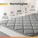 Ver imagem 7 de Cama Box Casal Real Max Force Softgel 138x188x65cm - Suporta até 200 kg por Pessoa Branco / Cinza