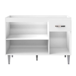 Balcão de Cozinha Elsa para Pia de 120cm Branco - Montanaris Decor Md Montanaris Decor - 4 Balcão de Cozinha Elsa para Pia de 120cm Branco - Montanaris Decor Md Montanaris Decor - 4