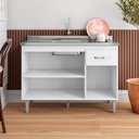 Ver imagem 3 de Balcão de Cozinha Elsa para Pia de 120cm Branco - Montanaris Decor Md Montanaris Decor