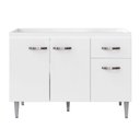Ver imagem 1 de Balcão de Cozinha Elsa para Pia de 120cm Branco - Montanaris Decor Md Montanaris Decor