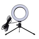 Ver imagem 1 de Iluminador Anel de Led Ring Light Usb 16cm com Mini Tripé .