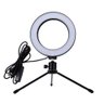 Iluminador Anel de Led Ring Light Usb 16cm com Mini Tripé . - 1