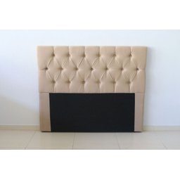 Cabeceira Estofada de King com Botões 195x1.17cm Areia - 2