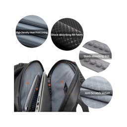 Mochila Masculina Feminina Caminhada Impermeável Casual Arctic Hunter B00388 - 4