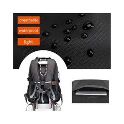 Mochila Masculina Feminina Caminhada Impermeável Casual Arctic Hunter B00388 - 3
