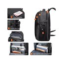 Ver imagem 7 de Mochila Masculina Feminina Caminhada Impermeável Casual Arctic Hunter B00388