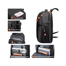 Mochila Masculina Feminina Caminhada Impermeável Casual Arctic Hunter B00388 - 7