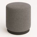 Ver imagem 5 de Puff Decorativo Orgânico Living Marí Redondo Base Metal Linho - Desk Design