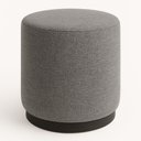 Ver imagem 6 de Puff Decorativo Orgânico Living Marí Redondo Base Metal Linho - Desk Design