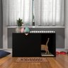 Box Pet Para Gato Cantinho Banheiro Com 2 Portas Preto - 3