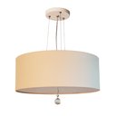 Ver imagem 1 de Lustre Pendente Com Cristal Cúpula Crú 50x15 3E27