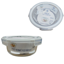 Ver imagem 3 de Pote Vidro Redondo 980ml Tampa Hermética C/ Válvula Vapor Livre Bpa Microondas Freezer Borossilicato