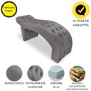 Ver imagem 4 de Maca Estofada Capitonê Clínica Salão Estética Suede Eduarda:Cinza