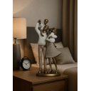 Ver imagem 6 de Escultura Familia Decorativa em Resina Pai Mãe Casal de Filhos