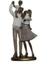 Ver imagem 5 de Escultura Familia Decorativa em Resina Pai Mãe Casal de Filhos