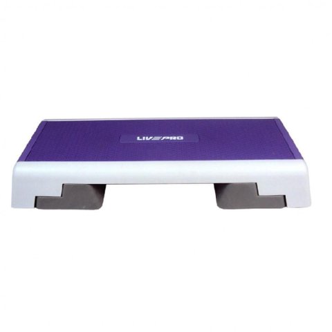 Step Exercitador Aerobico 98x38x15-25 Cm Liveup Sports
