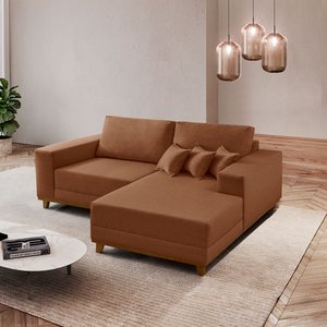 Sofá Cronos 185cm Chaise Lado Direito Meu Sofá Online