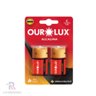 Pilha Alcalina C- Ourolux no Blister 2 Unidade Pilhas Grande - 2