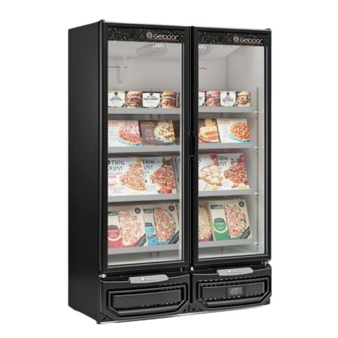 Conservador Vertical Conveniência Gcvc950 Preto Ar Forçado 220V - Gelopar