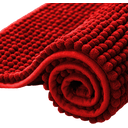 Ver imagem 2 de Tapete Passadeira Banheiro Antiderrapante Bolinha Vermelho