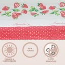 Ver imagem 3 de Cortina Para Cozinha 2,20m x 1,45m Ilhós Estampada Morango