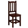 Kit 4 Cadeiras Madeira Maciça Diamante Cor Castanho Nemargi - 2
