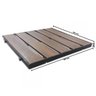 Deck de Madeira Plástica Modular Click 50cmx50cm In Brasil - 4