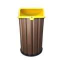 Ver imagem 1 de Lixeira em Madeira Plástica 94L In Brasil