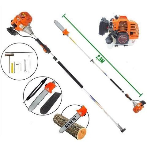 Motopoda Vulcan Vp3300l Podador de Galhos a Gasolina 33c com Extensor 2,90 Metros