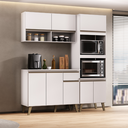 Ver imagem 1 de Armário de Cozinha Completa Atlanta Fit Carraro Branca