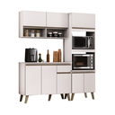 Ver imagem 4 de Armário de Cozinha Completa Atlanta Fit Carraro Branca