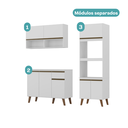 Ver imagem 6 de Armário de Cozinha Completa Atlanta Fit Carraro Branca