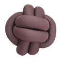 Ver imagem 3 de Almofada de Nó Escandinavo Nozinho Decorativo 35cm Marrom