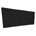 Ver imagem 3 de Painel Capitonê Solteiro 90cm Jade Slk Decor Painel Jade Preto
