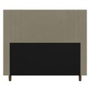 Ver imagem 3 de Cabeceira Cama Box Solteiro Ferrara 90cm Suede Bege - Desk Design