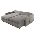 Ver imagem 6 de Sofá Cama 2 Lugares Retrátil Reclinável 190cm Linho com Molas Ensacadas Apolo Yescasa