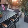 Jogo de Mesa Ripada 8 Cadeiras Cactos de Jardim Piscina - 3