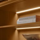 Ver imagem 7 de Rack para TV até 75 Polegadas com LED MDF 216,8cm 2 Portas de Correr Metal Amalfi