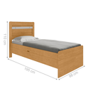 Ver imagem 2 de Cama Casa do Horizonte Solteiro com Colchão Naturalle